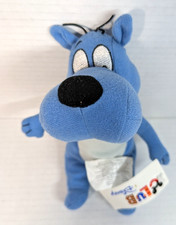Vintage Doug Porkchop 8  Bean Bag Plush Club Disney  Dog Blue Collectible w tag