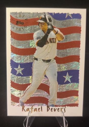Rafael Devers #95C-15 2025 Topps Archives Cyberstats card