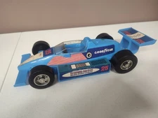 Vintage Goodyear American 25 Race Car Toy Plastic Blue