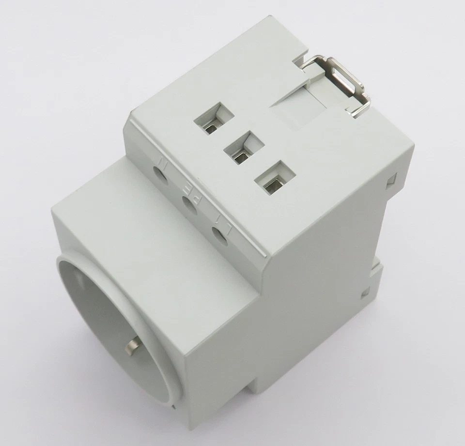 5x Schaltschranksteckdose Finder 07.99.01 Steckdose für DIN Tragschiene 16A 250V - Bild 4 von 4