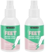 Freeman Flirty Feet Coconut and Aloe Instant Peeling Foot Spray, Softening Foot