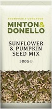 Minton & Donello Sunflower and Pumpkin Seed Mix 6 x 500g (3Kg) - Natural, Rich  8.09 per kilo