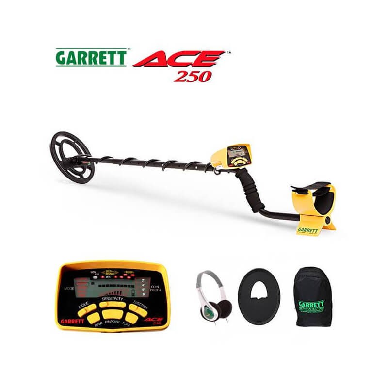 Kit Garrett Ace 250 avec sac à dos résistant et protège-disque haute protection