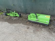 1.2m Avant Extending hydraulic side Arm Flail Mower Hedge Cutter &pound;8950+vat S30