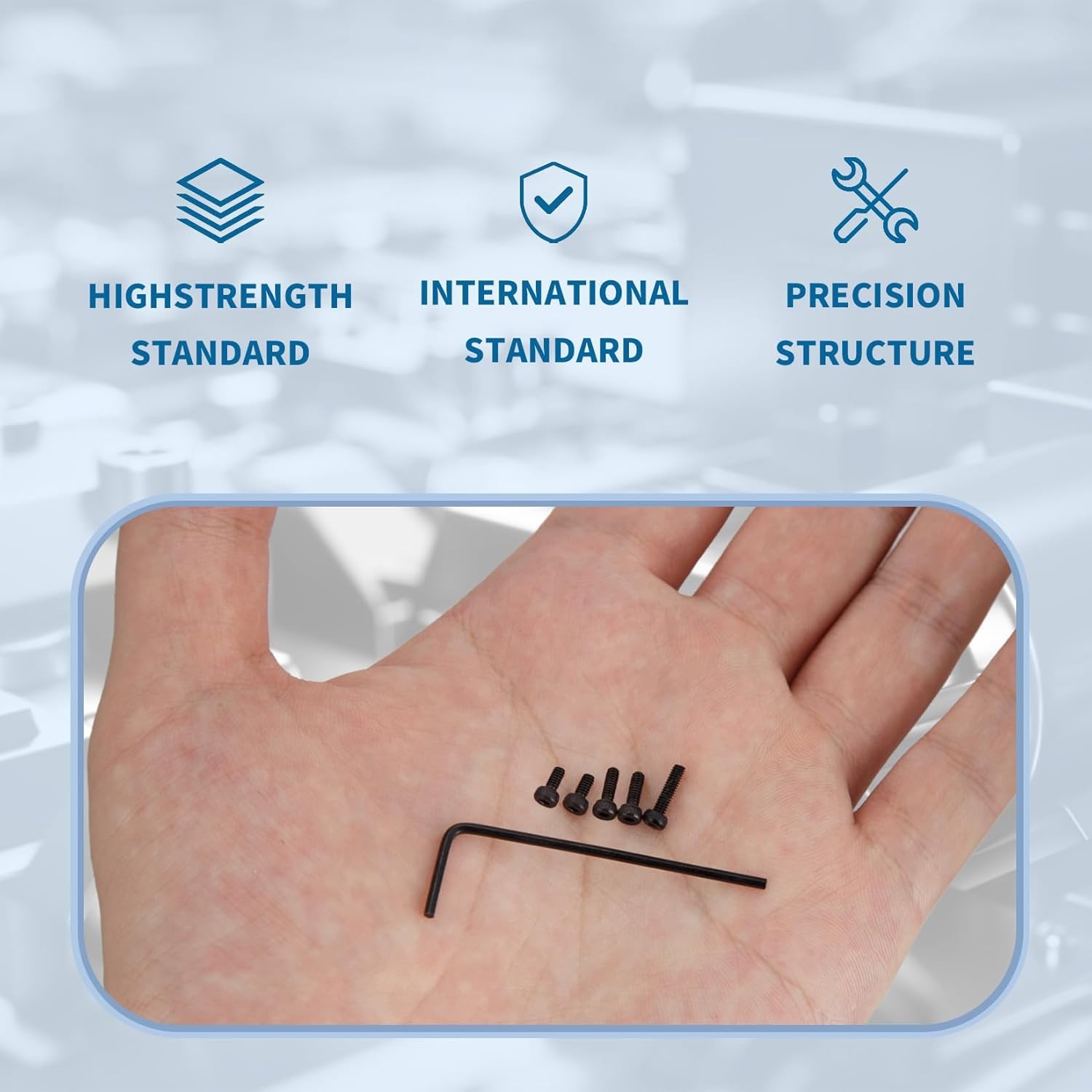 900 Pcs M2 Screws Bolts and Nuts Assortment Kit, Small Hex Socket Head Cap Screw