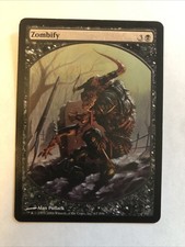 Zombify Textless X1 Players Rewards Promo NM Condition See Pics Front Back