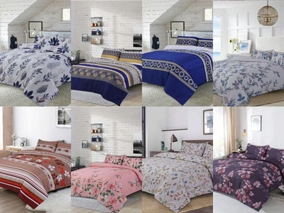 L S U 4 Piece Printed Microfiber Duvet Cover Fitted Sheet with Pillowcases Bedding Set