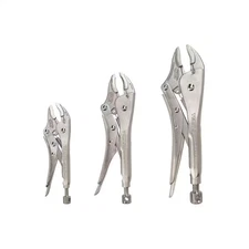 3-Piece Curved Jaw Locking Pliers Set