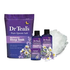 Dr Teal's Sleep Bath and Body Gift Set Lavender Epson Salts - 6pc