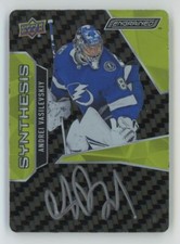 2019-20 UD Engrained Synthesis Carbon Fiber Autographs Andrei Vasilevskiy Auto