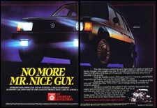 1985 Dodge Omni Glh 2-page Vintage Advertisement Print Art Car Ad J697