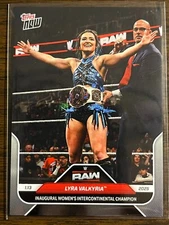 2025 Topps Now WWE #10 Lyra Valkyria (Adam Pearce)