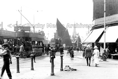 Kbb-55 Animated, Drehbrücke, Lowestoft, Suffolk 1915. Foto