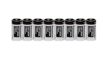 8 Panasonic CR123A 123A Industrial 3V Lithium Batteries