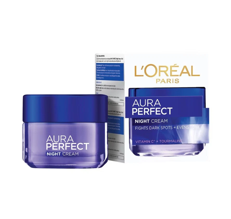 Crema de Noche L'Oreal Paris Aura Perfect - 50 ml. Foto 3 de 4