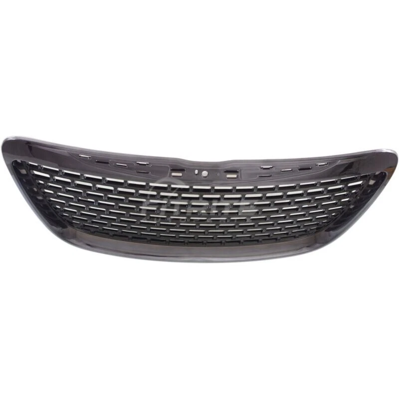 New Grille For 2012-2014 Chrysler 300 Painted Black Shell and Insert 1SF04SZRAA - Image 4 of 4