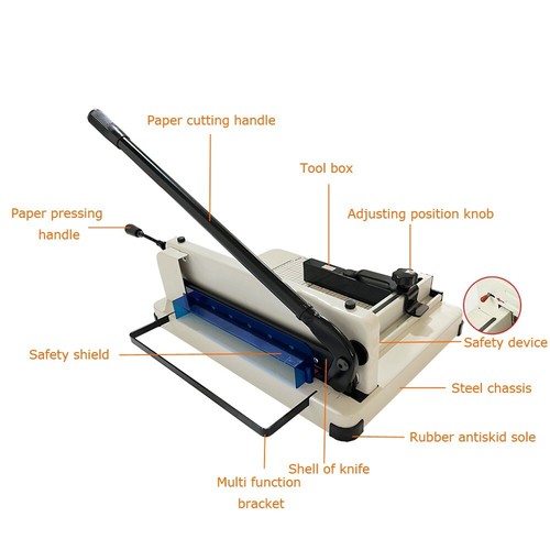 Paper Cutter A4 Metal Base Guillotine Page Trimmer Blade Scrap Booking 12" New - Picture 2 of 10