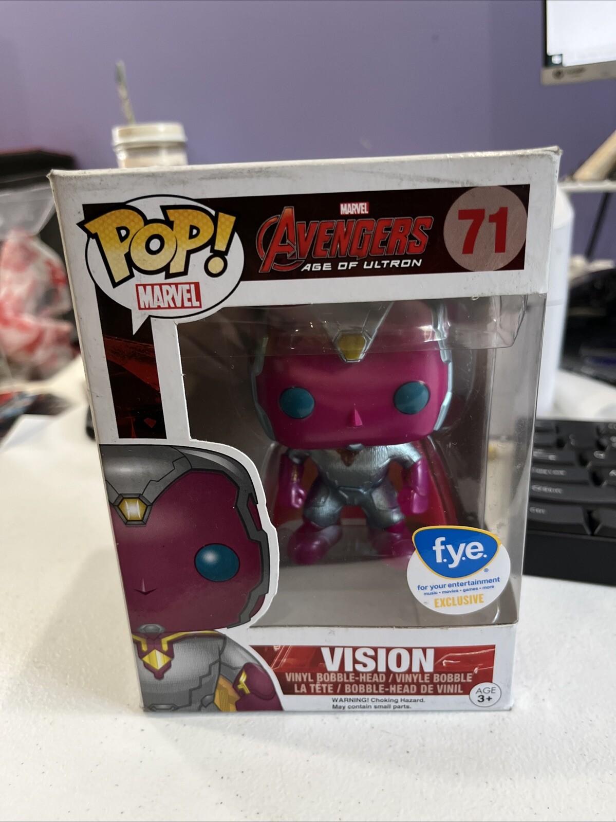 Funko Pop! Vinyl: Marvel - Vision - (Metallic) - Fye (Exclusive) #71