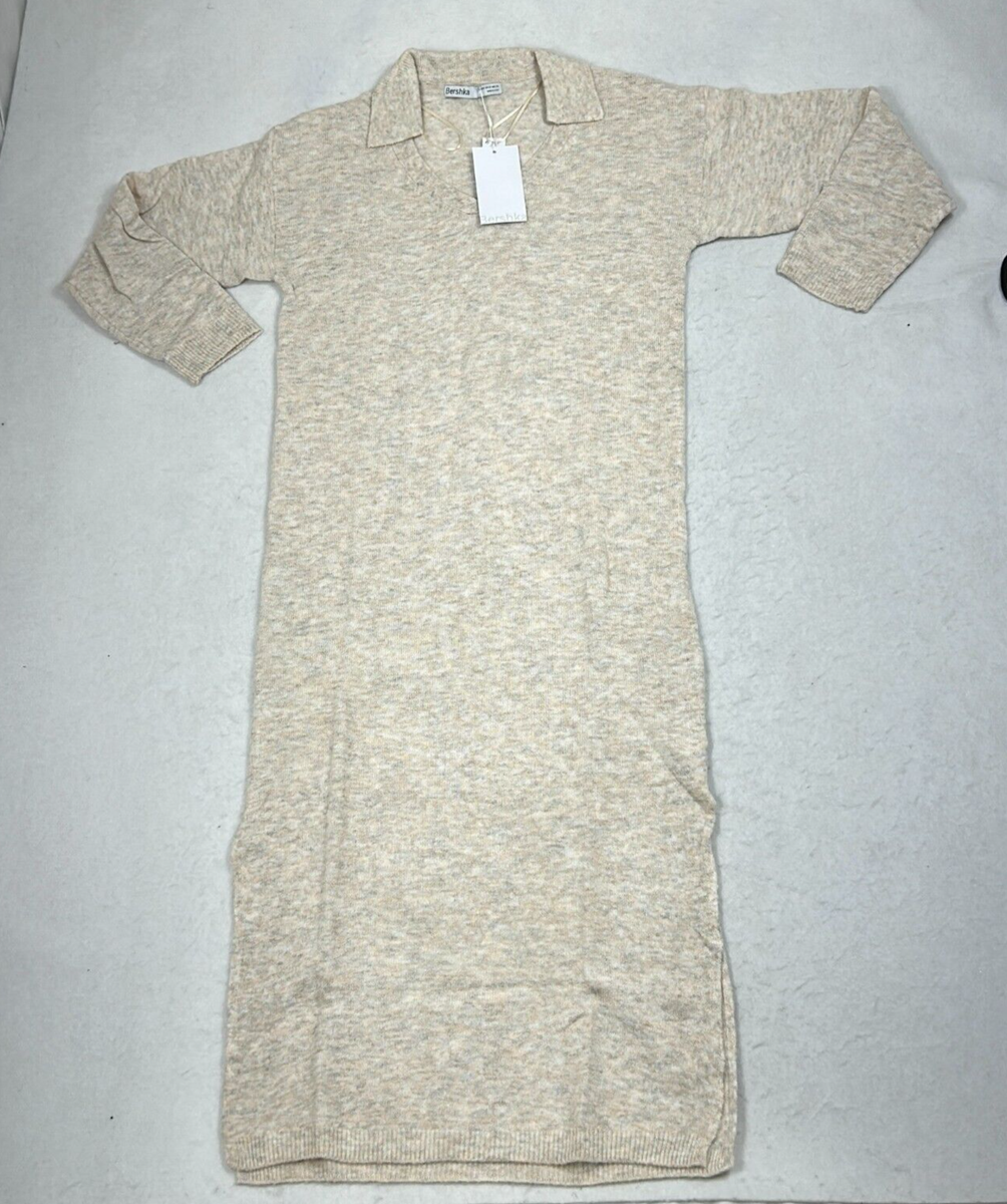 bershka beige dress Bershka Dress in Beige