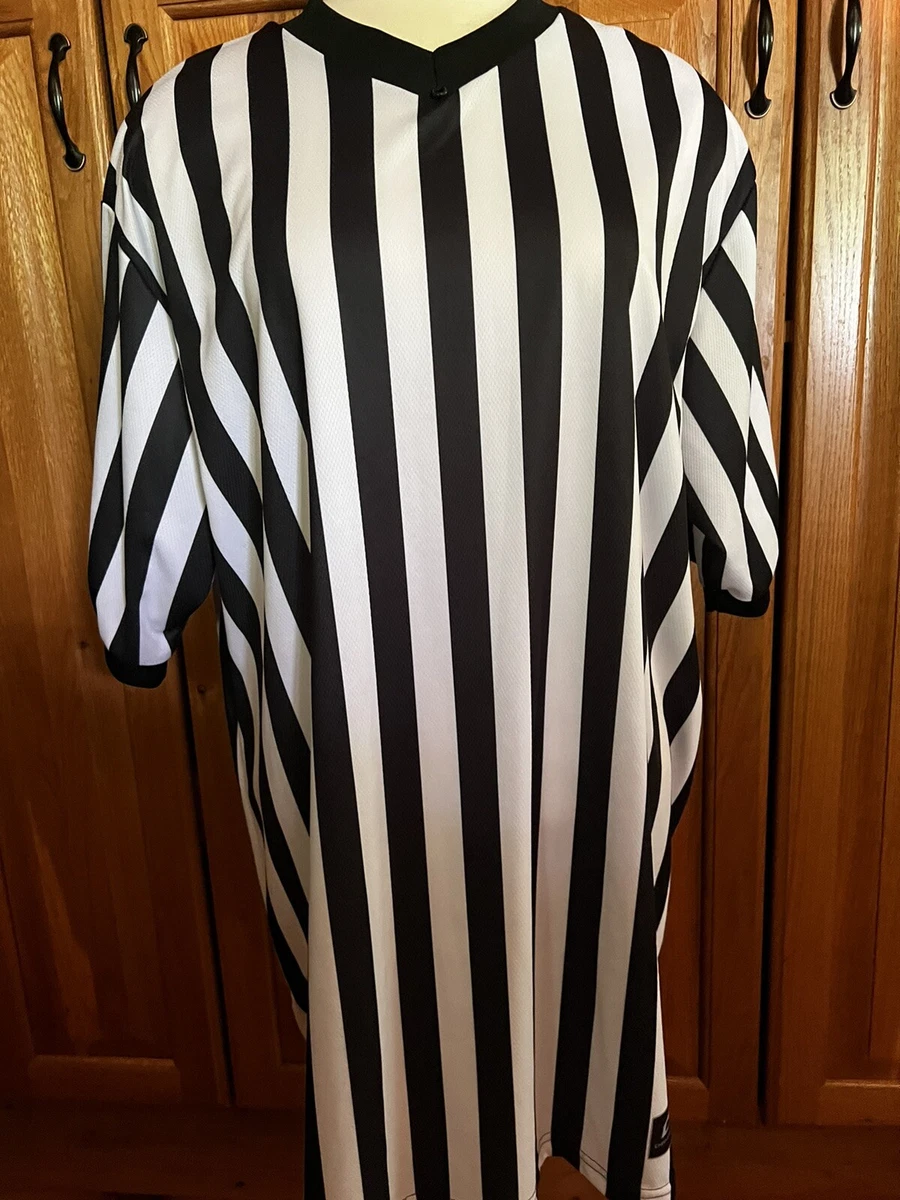 Black and sale white referee shirt