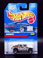HUMVEE, Hot Wheels #1999-858, Black & White, "Jungle Racer", ORSB wheels, NEW