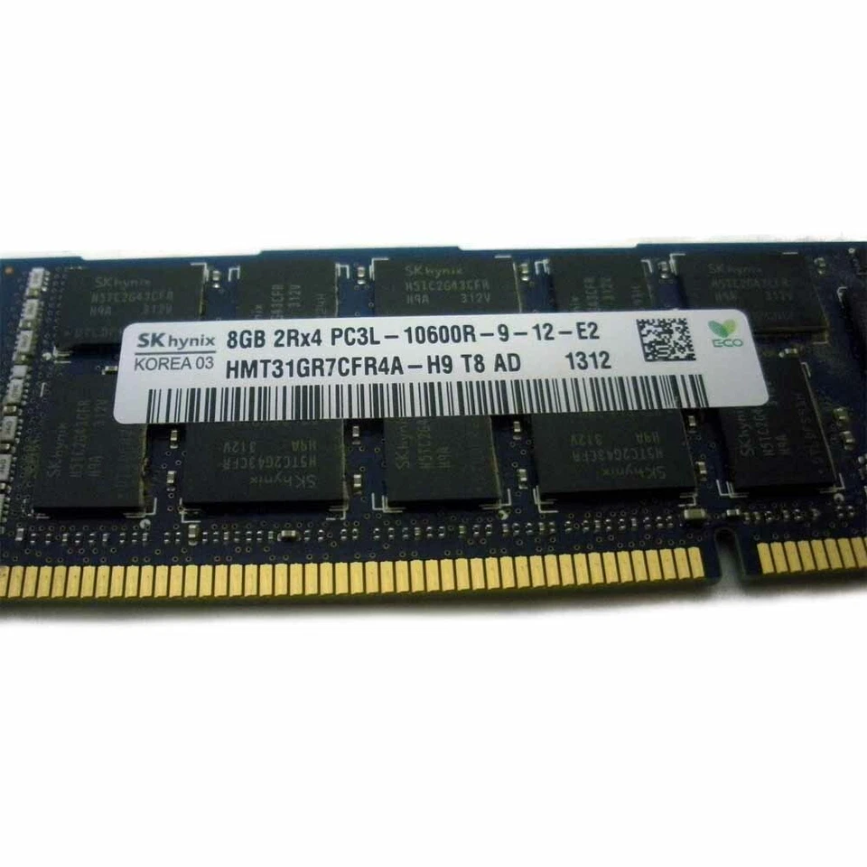 Lenovo/IBM 03X3816 Memory 8GB 2RX4 PC3L-10600R DDR3 1333MHz - Image 3 of 3