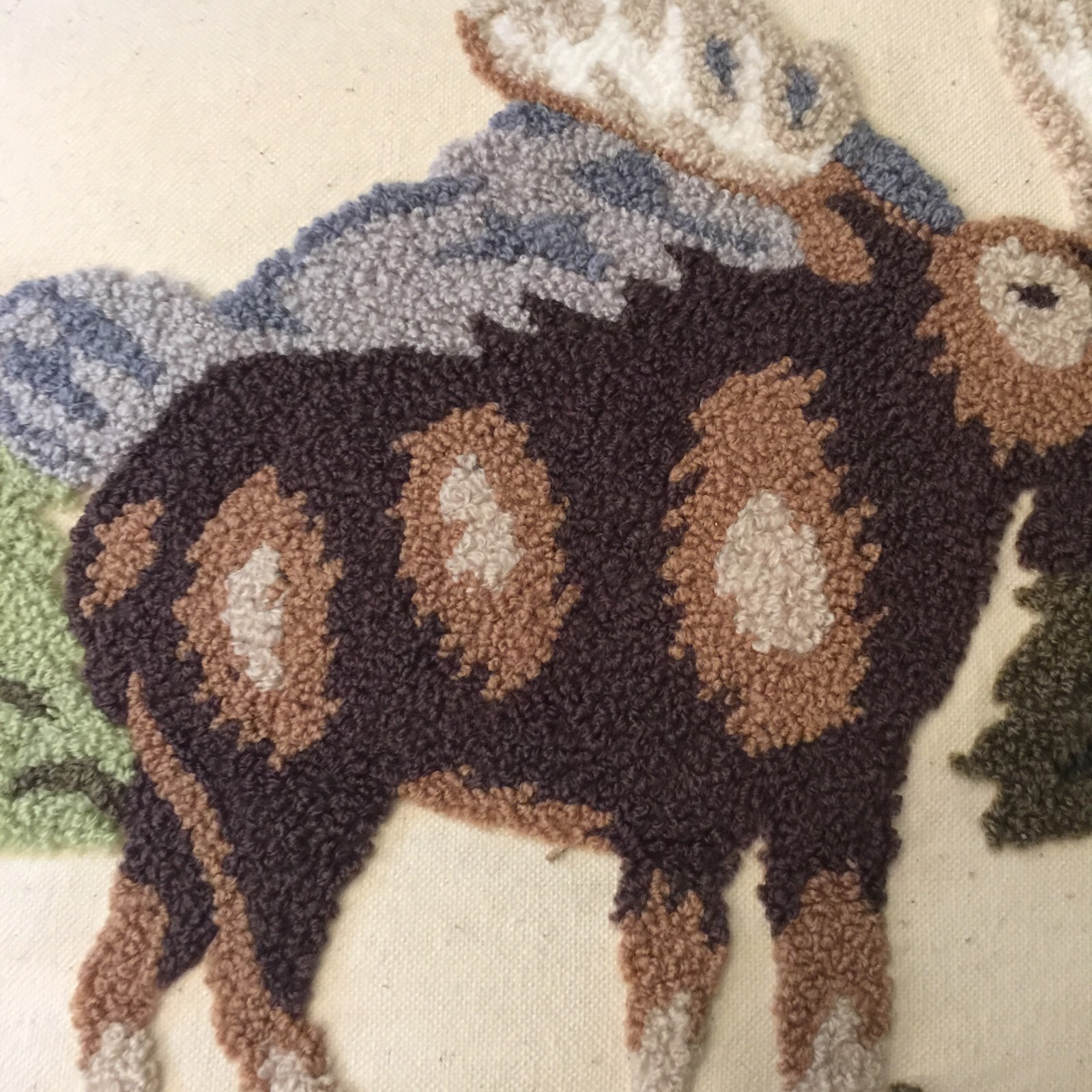 C&F Enterprises Inc 18"x18" Big Sky Moose Decorative Accent Pillow NWT
