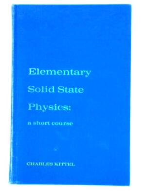 Elementare Festkörperphysik (Charles Kittel - 1966) (ID: 38682)