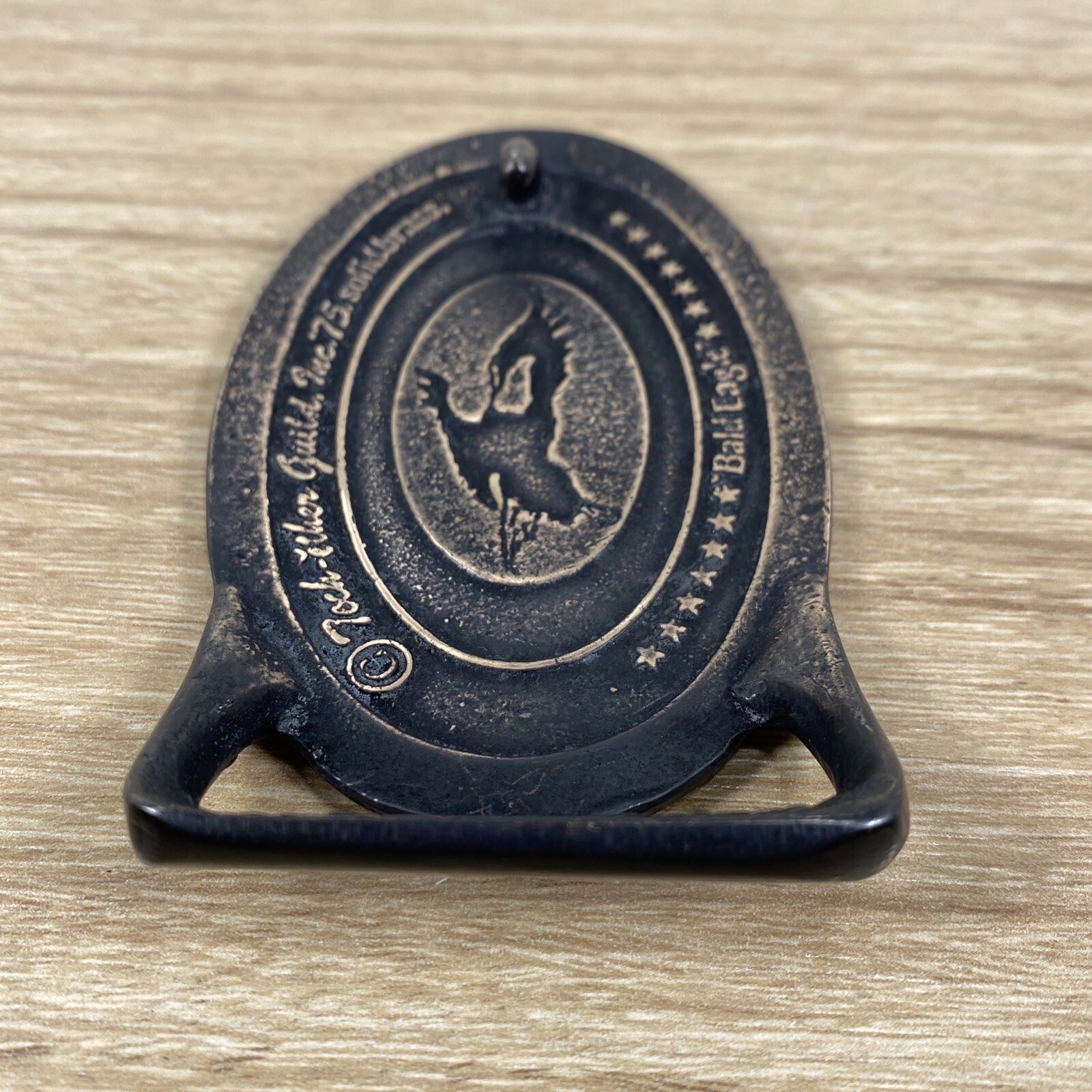 Vintage Tech Ether Guild BALD EAGLE Solid Brass B… - image 9