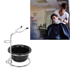 Men's Shaving Bowl Beard Care Cleaning Stainless Steel Shaving Bowl Stand