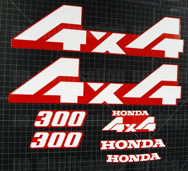 Set Of 1995 Honda Fourtrax Decals Gas Tank Fenders 300 ATC