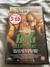 The Big Lebowski ex rental Big Box   VHS Rare Vintage Cult
