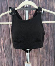 Prana Sports Bra Women Small Black Every Day Support Athleisure Yoga Pilates Gym