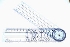 Brand New 8" 360 Degree Spinal Goniometer Ruler Expands to 14" US Seller