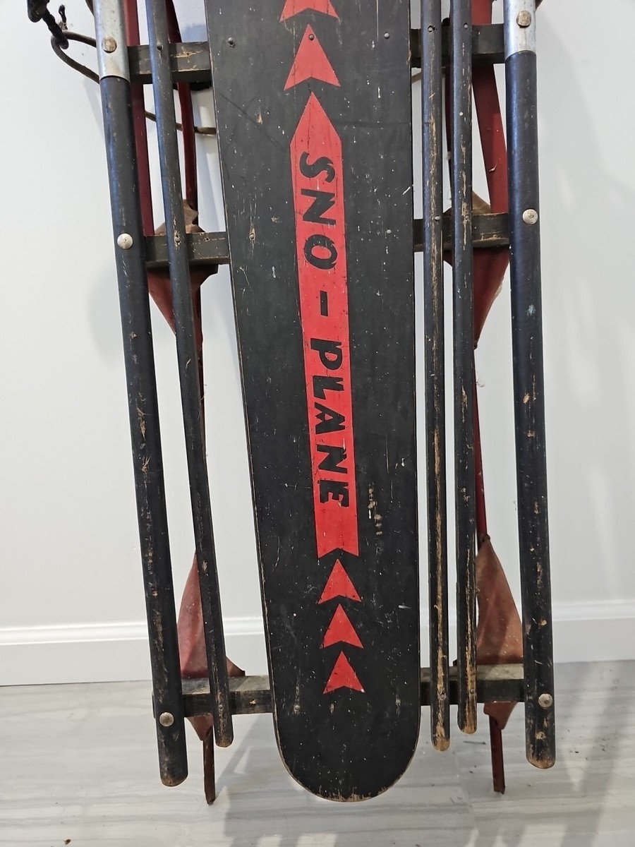 VTG Skippy Sno Plane Sled Van Doren Rideout Streamlined