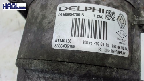 Compresseur Climatisation DELPHI 09165054756B Renault Grand Espace 2.2 DCI K 110 - Photo 4/4