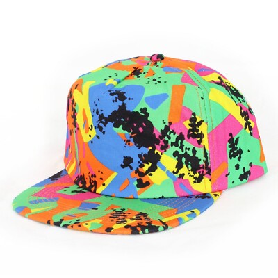 Agora Fresh Prince Snapback Hat Vintage Inspired 90s Pattern Cap