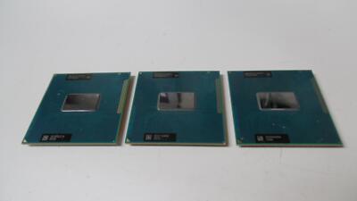 Lot of 3 Dual-Core i3-3120M@2.50GHz Socket G2 CPUs - SR0TX - Tested