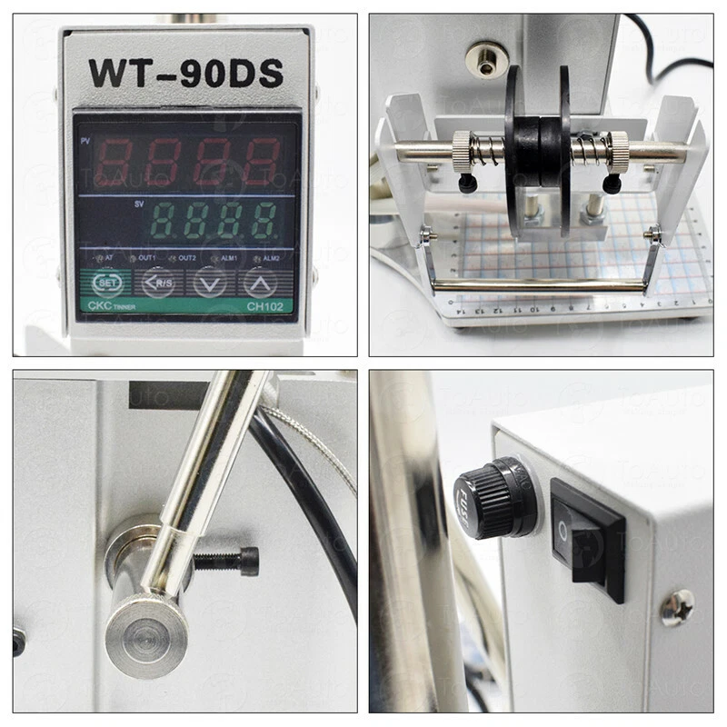 5x7CM Digital Hot Foil Stamping Machine Leather PU Press Embossing Printing 110V - Image 4 of 4