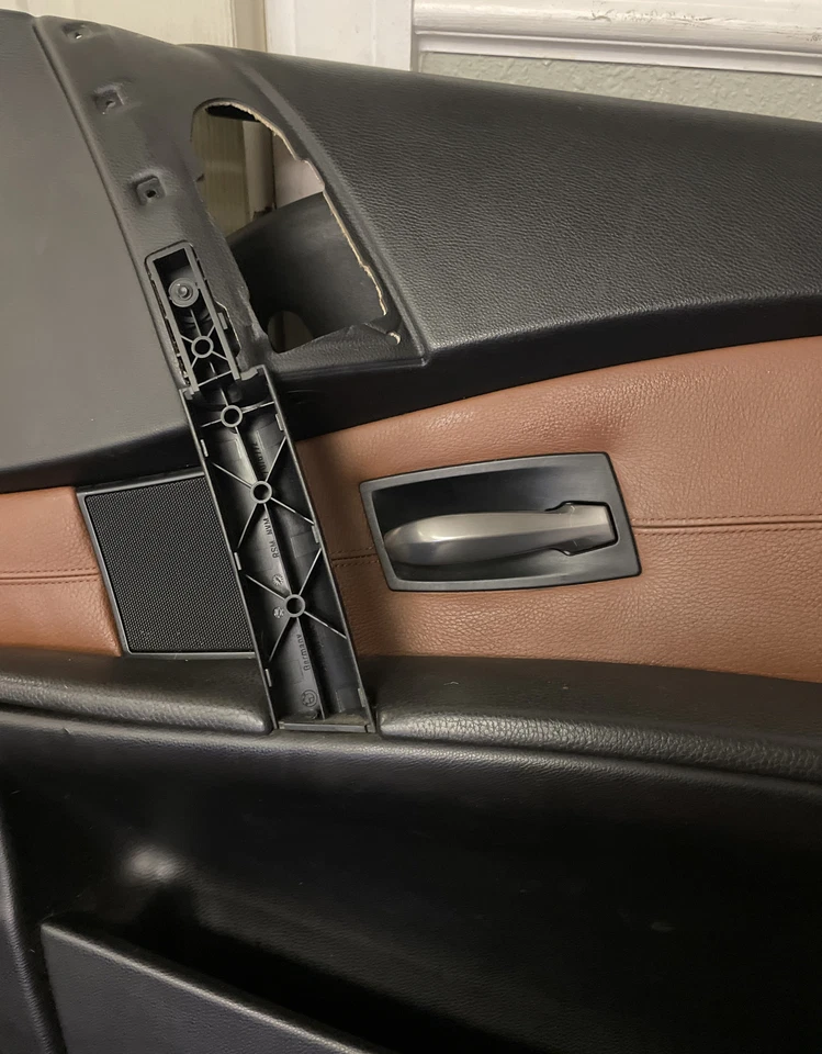 Оригинальная отделка передней дверной панели со стороны пассажира 2007 07 BMW 530XI 525I 525XI 530I 550I - Изображение 3 из 4