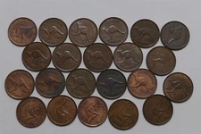 🧭 🇦🇺 AUSTRALIA PENNY'S - 1950'S & 1960'S LOT B66 #33 WH25