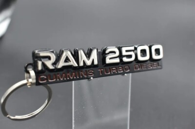 Dodge Ram 2500 Cummins diesel emblem keychain, 31 - Main Image