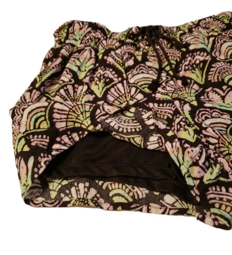 Justice Girls 14/16 Tops Black Pink Shell Sequin Fringe Top Shorts 12 Outfit  - Image 4 of 4