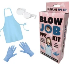 THE PPE KIT - NO MORE MESS! ~ BlowJob Funny Adult Gag Joke Adult Pecker Gift