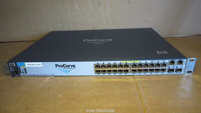HP J9087A 2610-24-PWR Gigabit 24-Port PoE Switch 10/100 + 2x SFP + RACK EARS