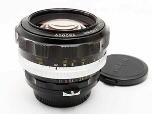 Nikon Nikkor-S.C Auto 55mm F1.2 Pre-Ai Fast Prime Lens Excellent from