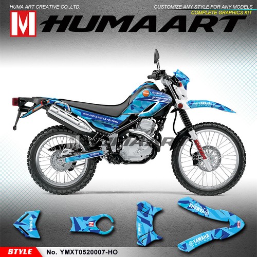 Custom Graphics Stickers Decal Kit for Yamaha Serow XT 250 XT250 2005 to 2020 - Picture 15 of 15
