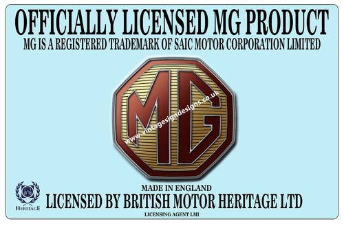 MG SERVICE & REPAIRS METAL SIGN.(MORRIS GARAGE),CLASSIC BRITISH SPORTS CARS. - Picture 2 of 2