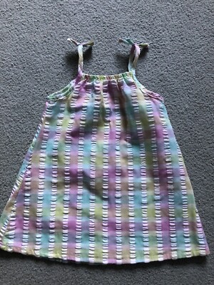 Baby Mädchen Muskat Sommerkleid bunt Alter 12-18 Monate 