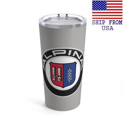 Alpina Racing Tuner 20oz Stainless Steel Tumbler Cup Mug - Grey